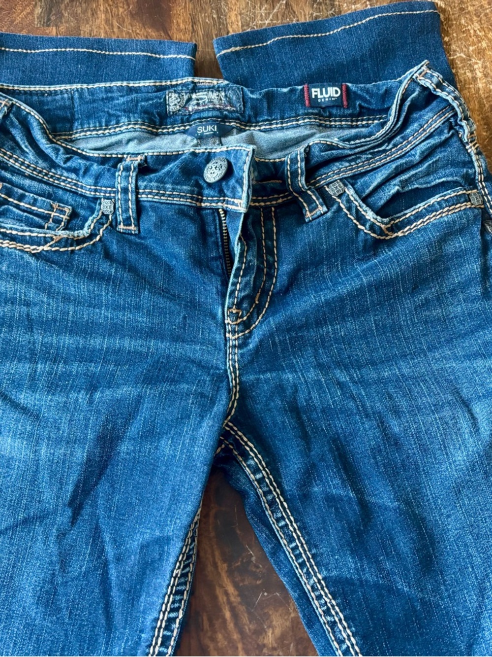Silver Jeans Women’s Fluid Skinny Stretch Jeans- have been shortened to 29”